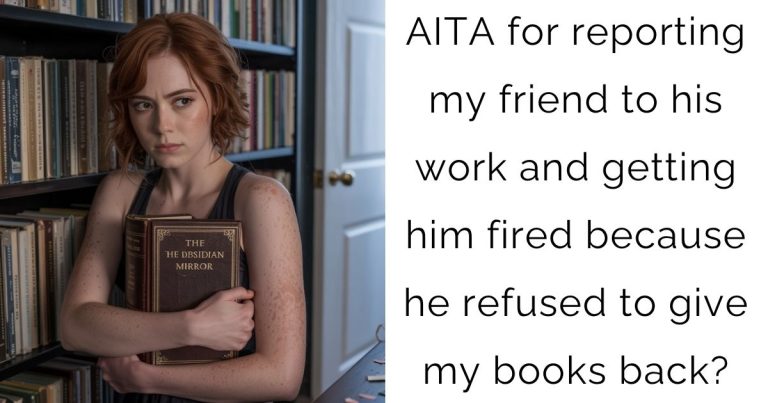 AITA for reporting my friend to his work and getting him fired because he refused to give my books back?