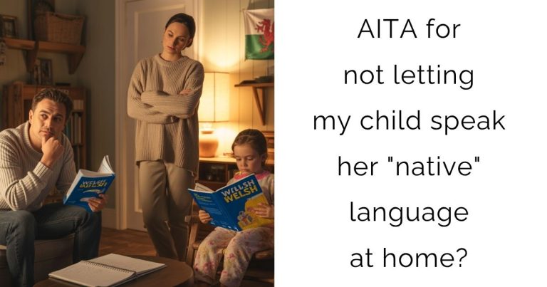 AITA for not letting my child speak her “native” language at home?