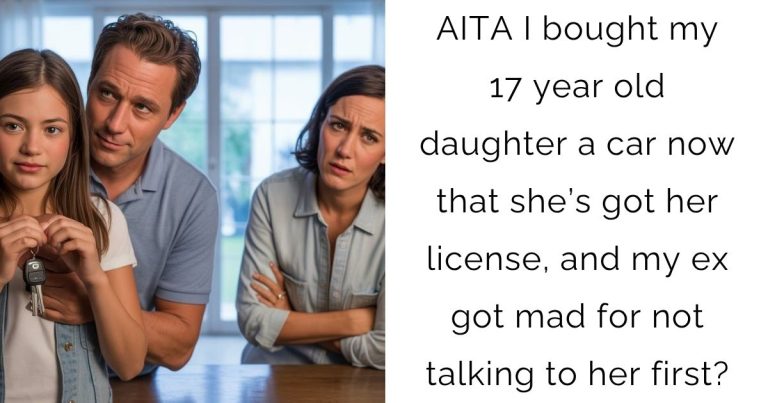 AITA I bought my 17 year old daughter a car now that she’s got her license, and my ex got mad for not talking to her first?