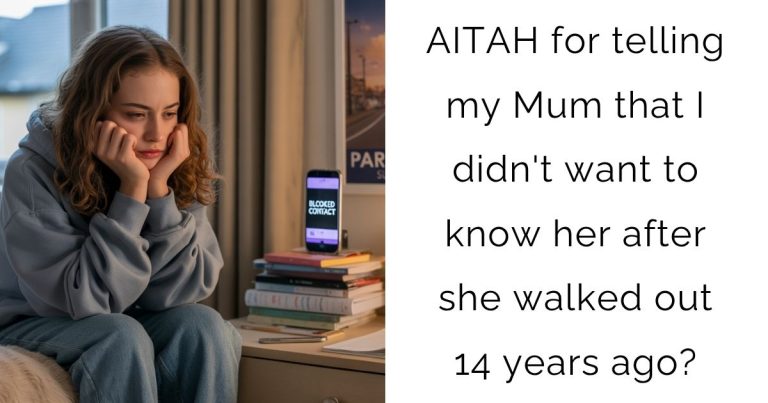 AITAH for telling my Mum that I didn’t want to know her after she walked out 14 years ago?