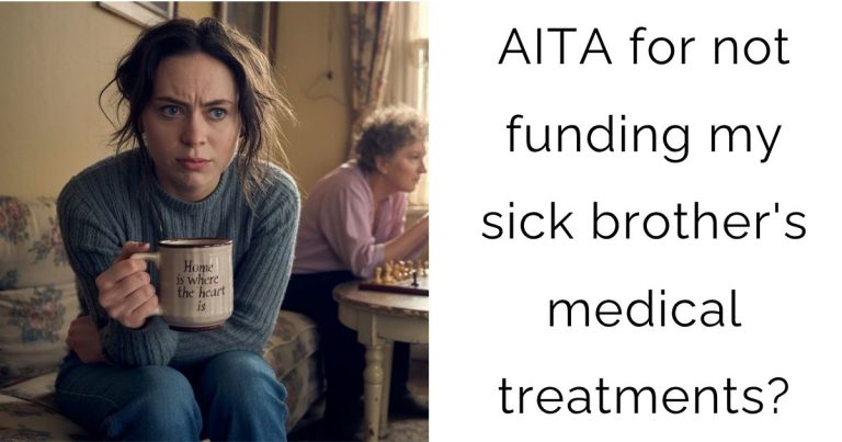 AITA for not funding my sick brother’s medical treatments?