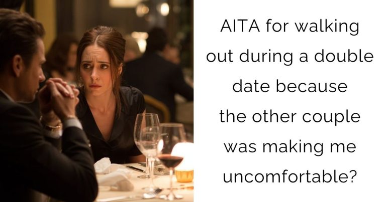 AITA for walking out during a double date because the other couple was making me uncomfortable?