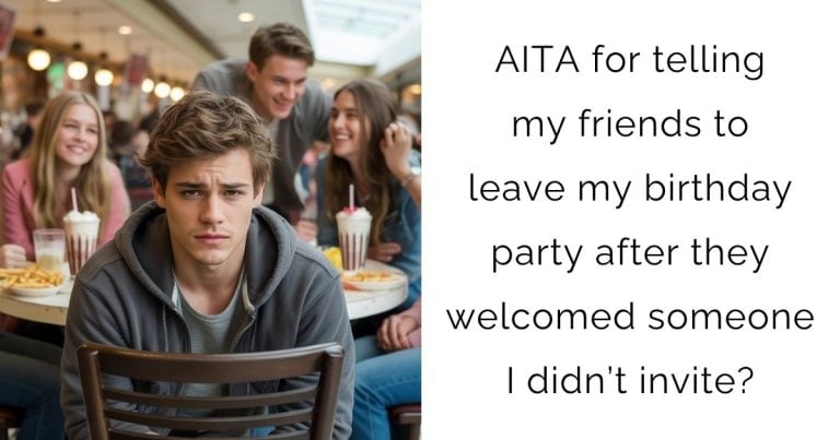 AITA for telling my friends to leave my birthday party after they welcomed someone I didn’t invite?