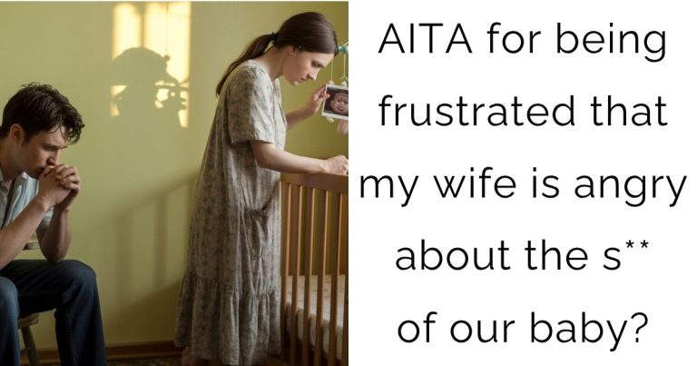 AITA for being frustrated that my wife is angry about the s** of our baby?