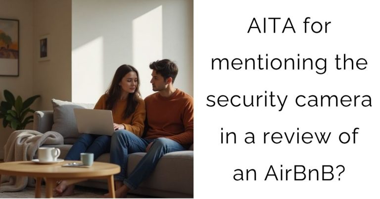 AITA for mentioning the security camera in a review of an AirBnB?