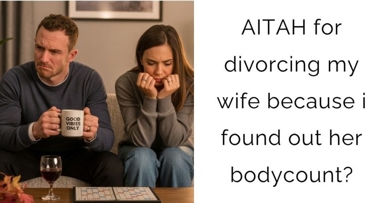 AITAH for divorcing my wife because i found out her bodycount?