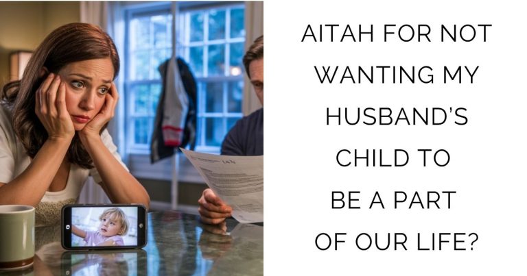 AITAH FOR NOT WANTING MY HUSBAND’S CHILD TO BE A PART OF OUR LIFE?