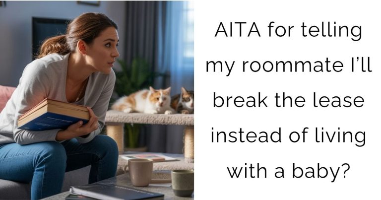 AITA for telling my roommate I’ll break the lease instead of living with a baby?