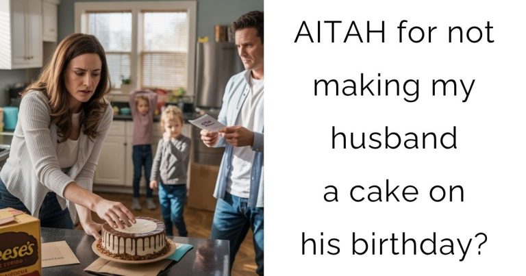 AITAH for not making my husband a cake on his birthday?