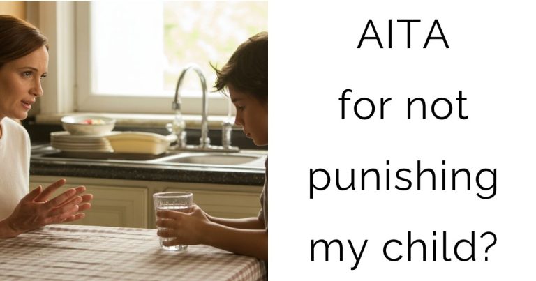 AITA for not punishing my child?
