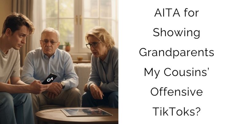 AITA for Showing Grandparents My Cousins’ Offensive TikToks?