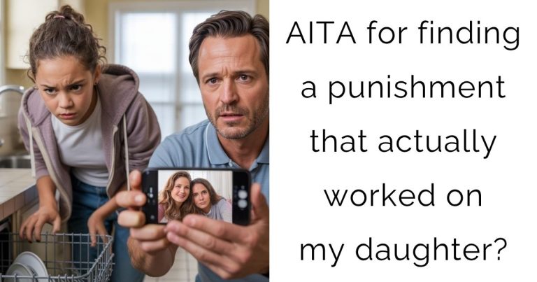 AITA for finding a punishment that actually worked on my daughter?