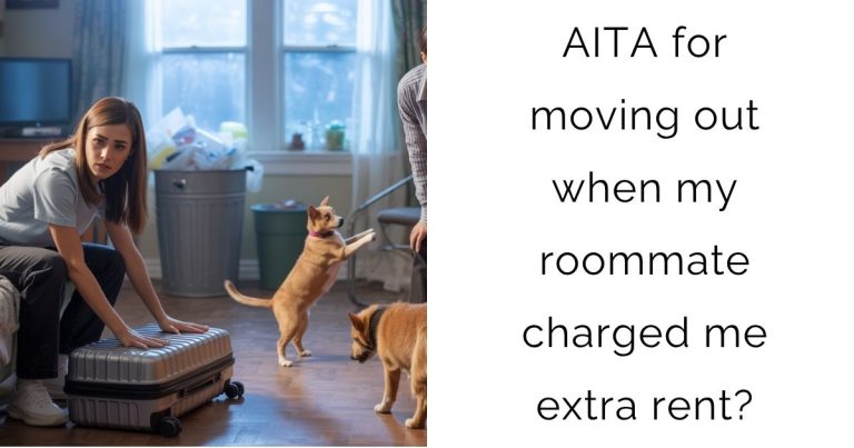 AITA for moving out when my roommate charged me extra rent?