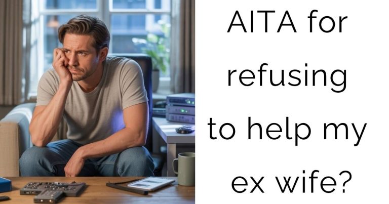 AITA for refusing to help my ex wife?