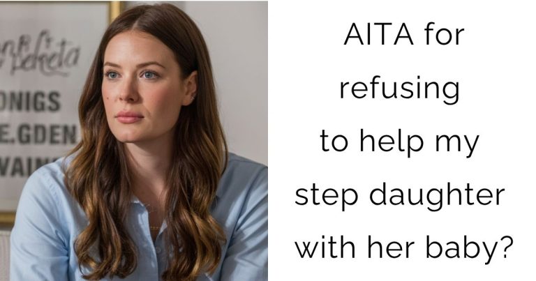 AITA for refusing to help my step daughter with her baby?