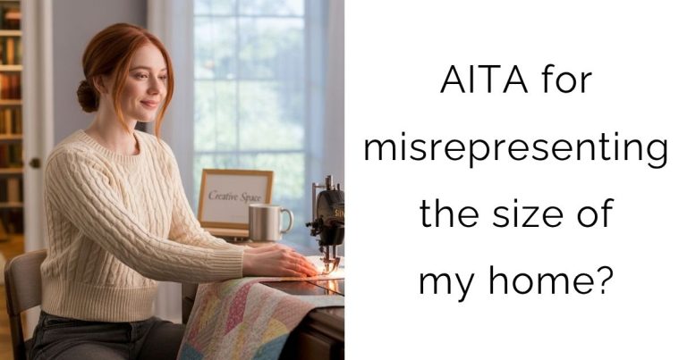 AITA for misrepresenting the size of my home?