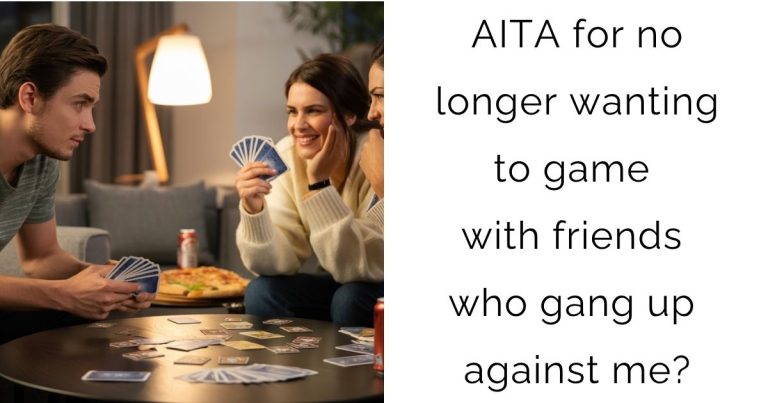 AITA for no longer wanting to game with friends who gang up against me?