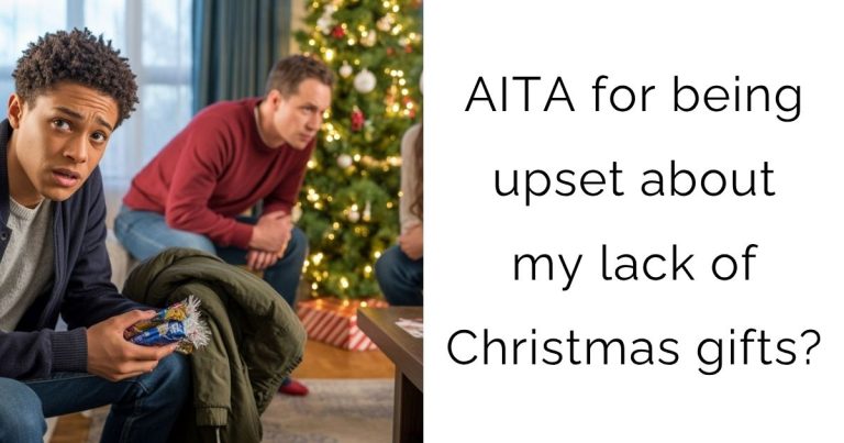 AITA for being upset about my lack of Christmas gifts?