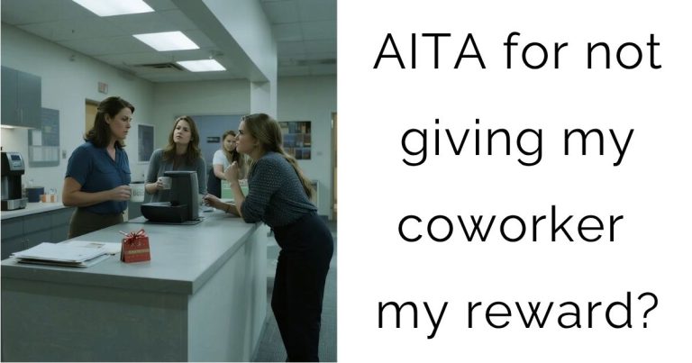 AITA for not giving my coworker my reward?