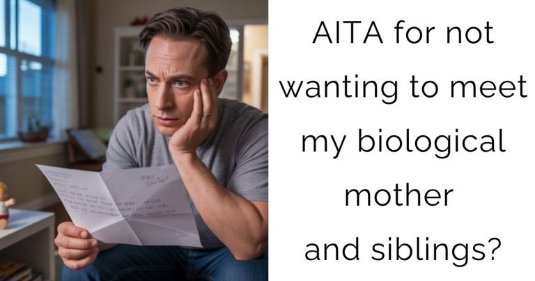 AITA for not wanting to meet my biological mother and siblings?