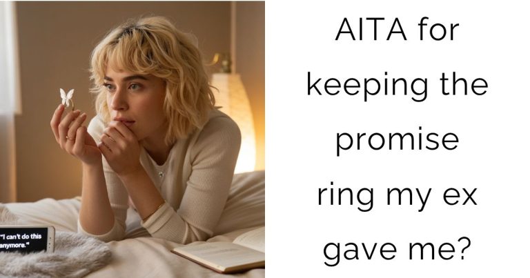 AITA for keeping the promise ring my ex gave me?