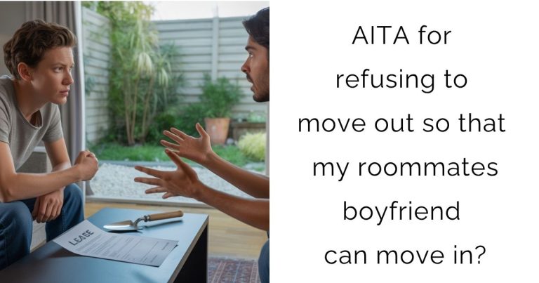 AITA for refusing to move out so that my roommates boyfriend can move in?