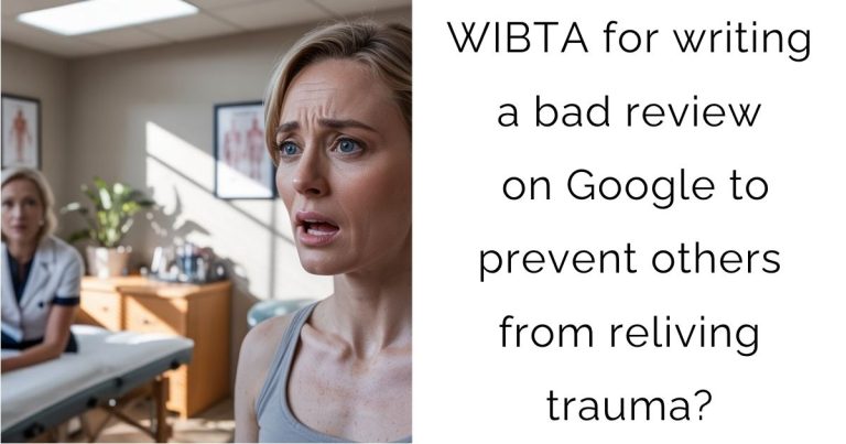 WIBTA for writing a bad review on Google to prevent others from reliving trauma?
