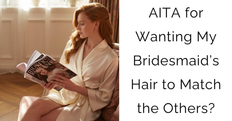 AITA for Wanting My Bridesmaid’s Hair to Match the Others?