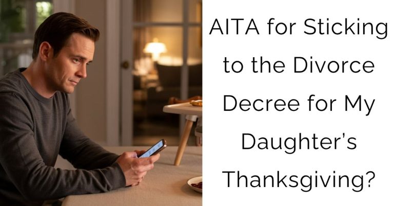 AITA for Sticking to the Divorce Decree for My Daughter’s Thanksgiving?