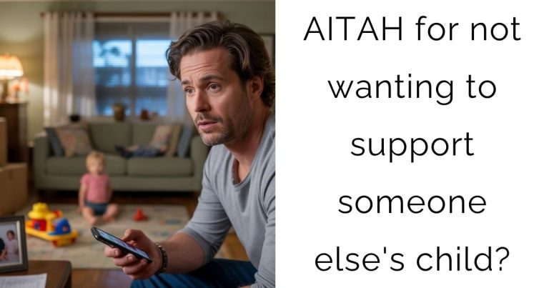AITAH for not wanting to support someone else’s child?