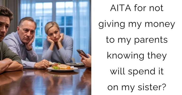 AITA for not giving my money to my parents knowing they will spend it on my sister?