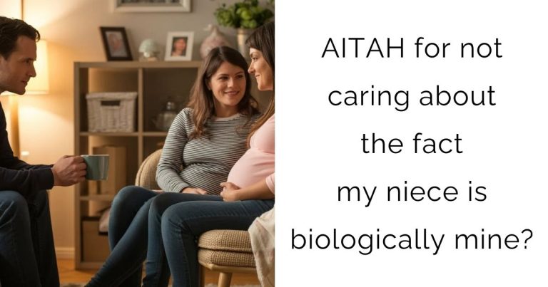 AITAH for not caring about the fact my niece is biologically mine?