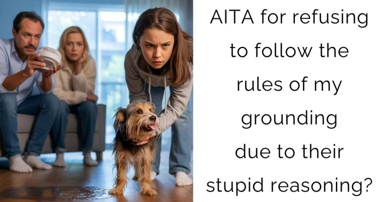 AITA for refusing to follow the rules of my grounding due to their stupid reasoning?