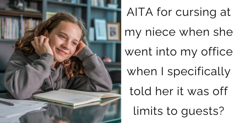AITA for cursing at my niece when she went into my office when I specifically told her it was off limits to guests?
