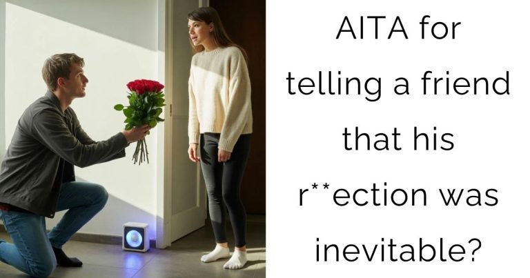 AITA for telling a friend that his r**ection was inevitable?