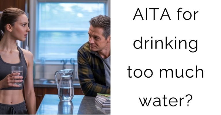 AITA for drinking too much water?
