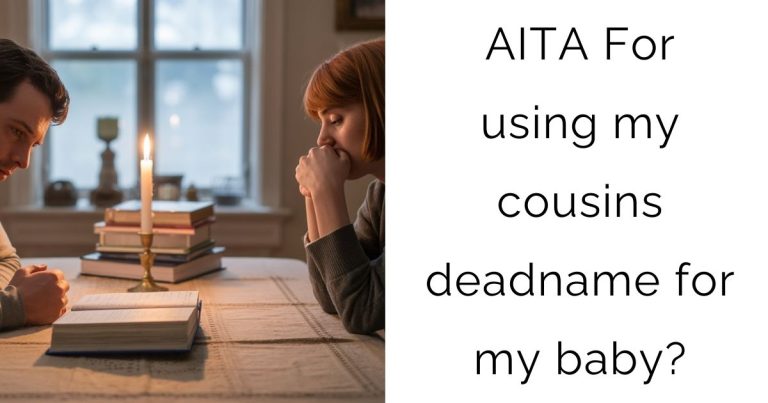AITA For using my cousins deadname for my baby?