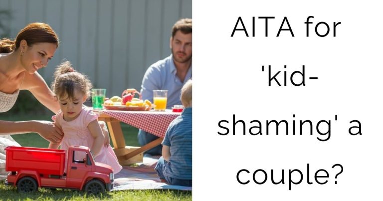 AITA for ‘kid-shaming’ a couple?
