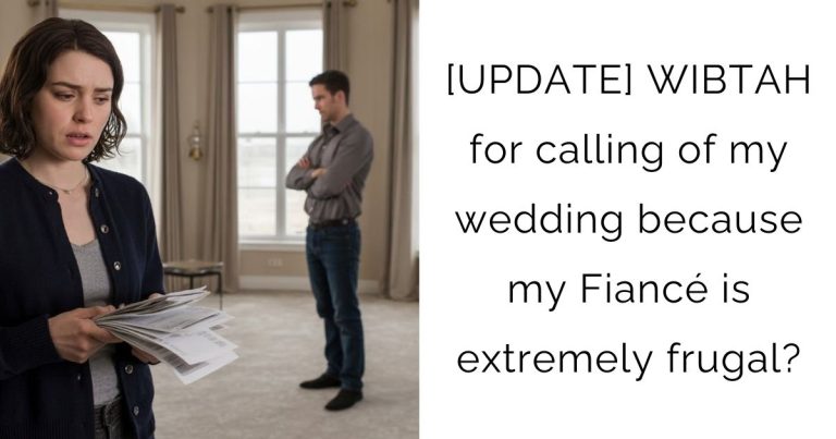 [UPDATE] WIBTAH for calling of my wedding because my Fiancé is extremely frugal?