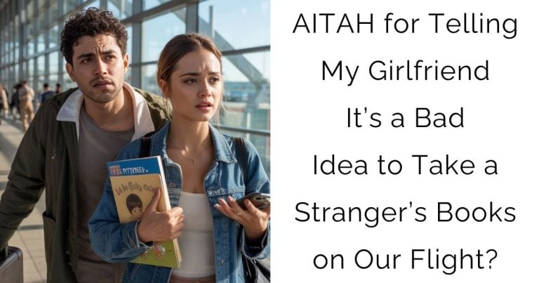AITAH for Telling My Girlfriend It’s a Bad Idea to Take a Stranger’s Books on Our Flight?