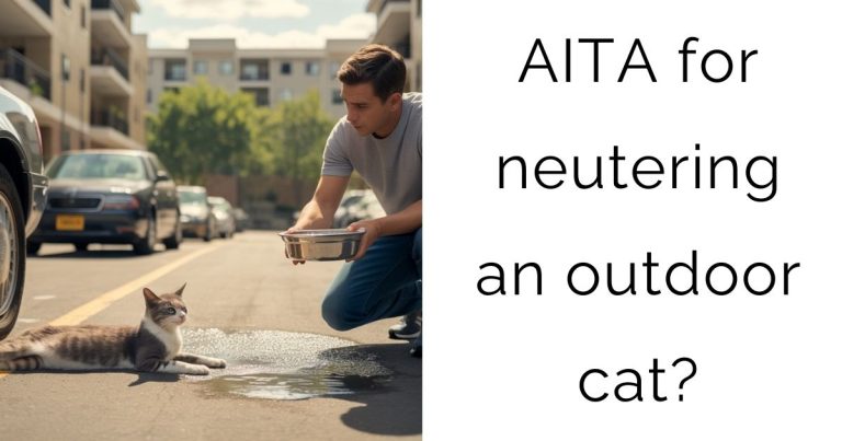 AITA for neutering an outdoor cat?