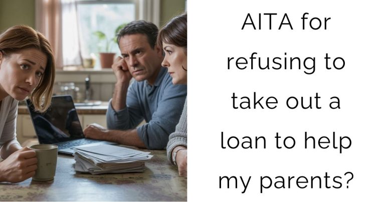 AITA for refusing to take out a loan to help my parents?