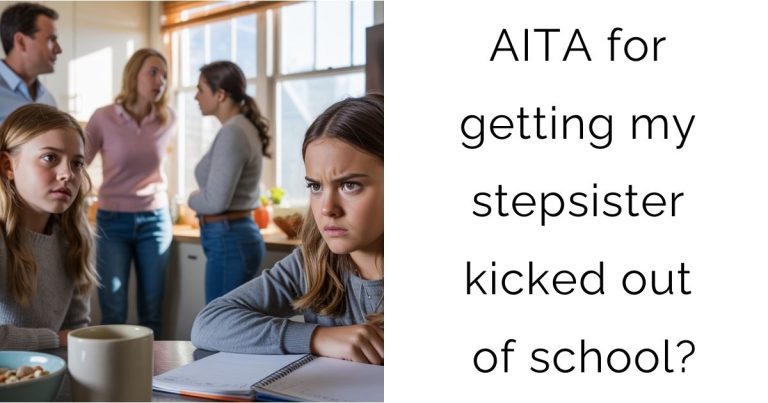 AITA for getting my stepsister kicked out of school?