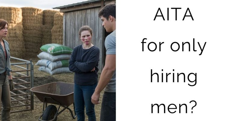 AITA for only hiring men?
