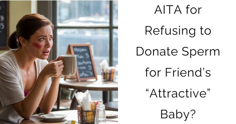 AITA for Refusing to Donate Sperm for Friend’s “Attractive” Baby?