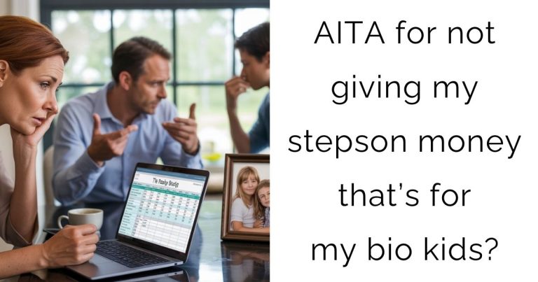 AITA for not giving my stepson money that’s for my bio kids?