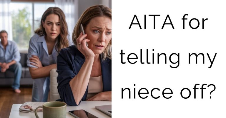 AITA for telling my niece off?