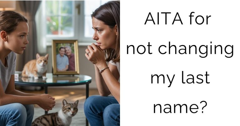 AITA for not changing my last name?