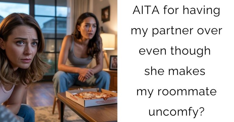 AITA for having my partner over even though she makes my roommate uncomfy?