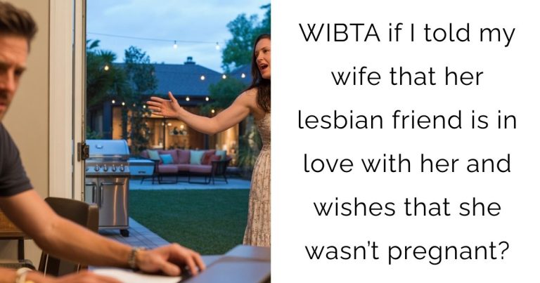WIBTA if I told my wife that her lesbian friend is in love with her and wishes that she wasn’t pregnant?